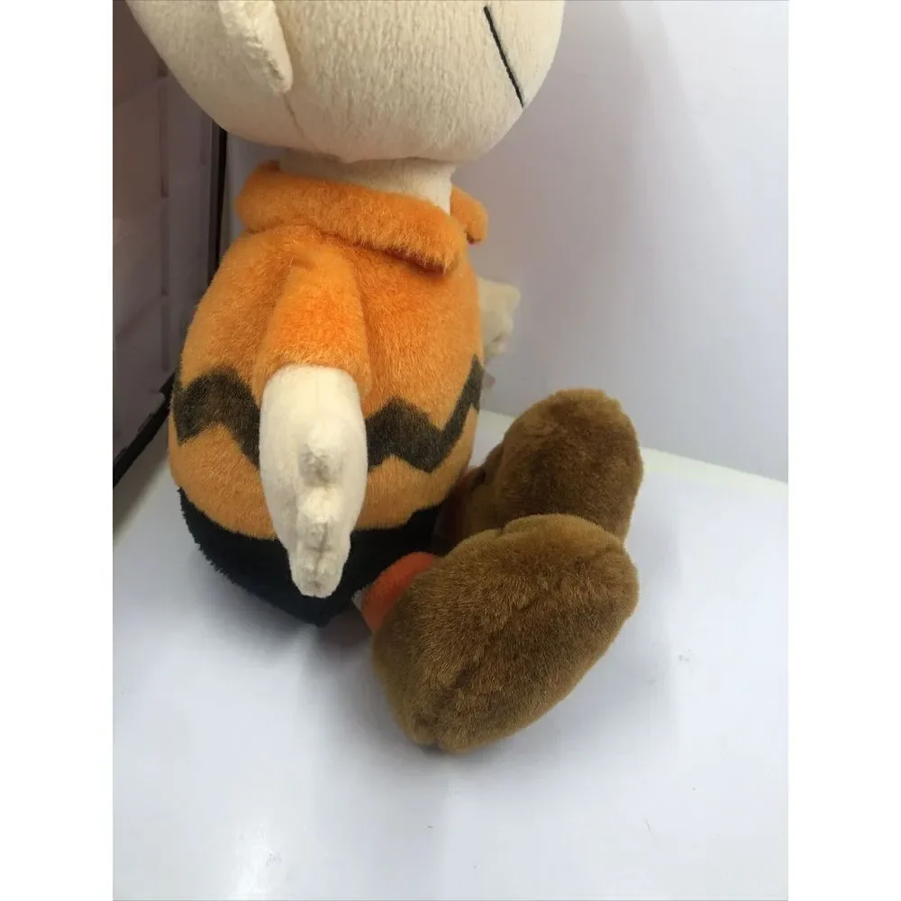 Peanuts Charlie Brown Kohl’s Cares Plush Stuffed 12” Tall - ORANGE SHIRT